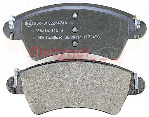 METZGER 1170458 Bremsbelagsatz, Scheibenbremse